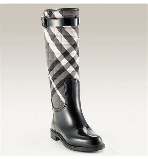 burberry quilted leather riding boots|Burberry rain boots nordstrom.